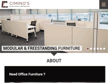 Tablet Screenshot of ciminos.com